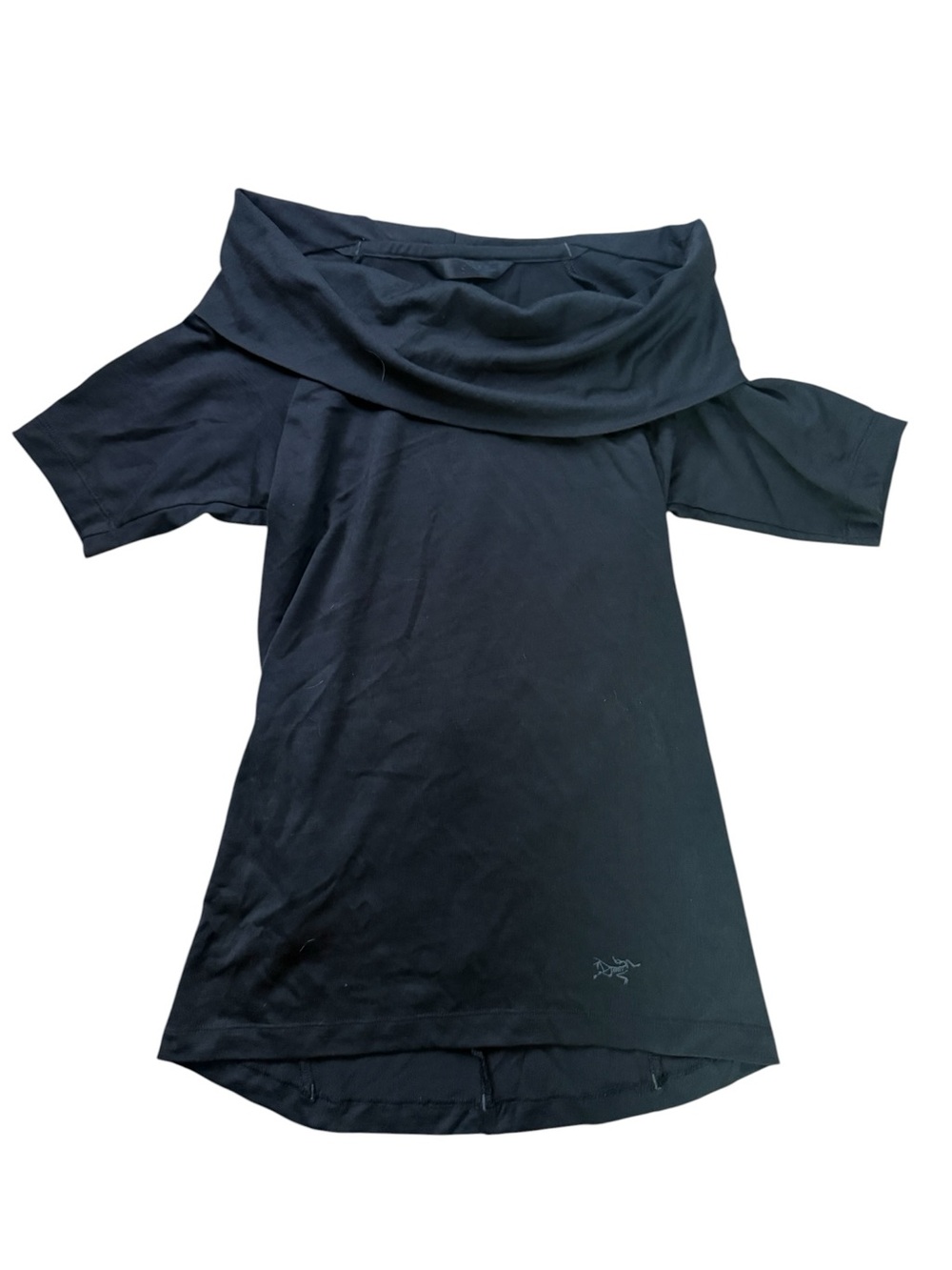 Arc’teryx Girls' Black Fold-over Neck Top